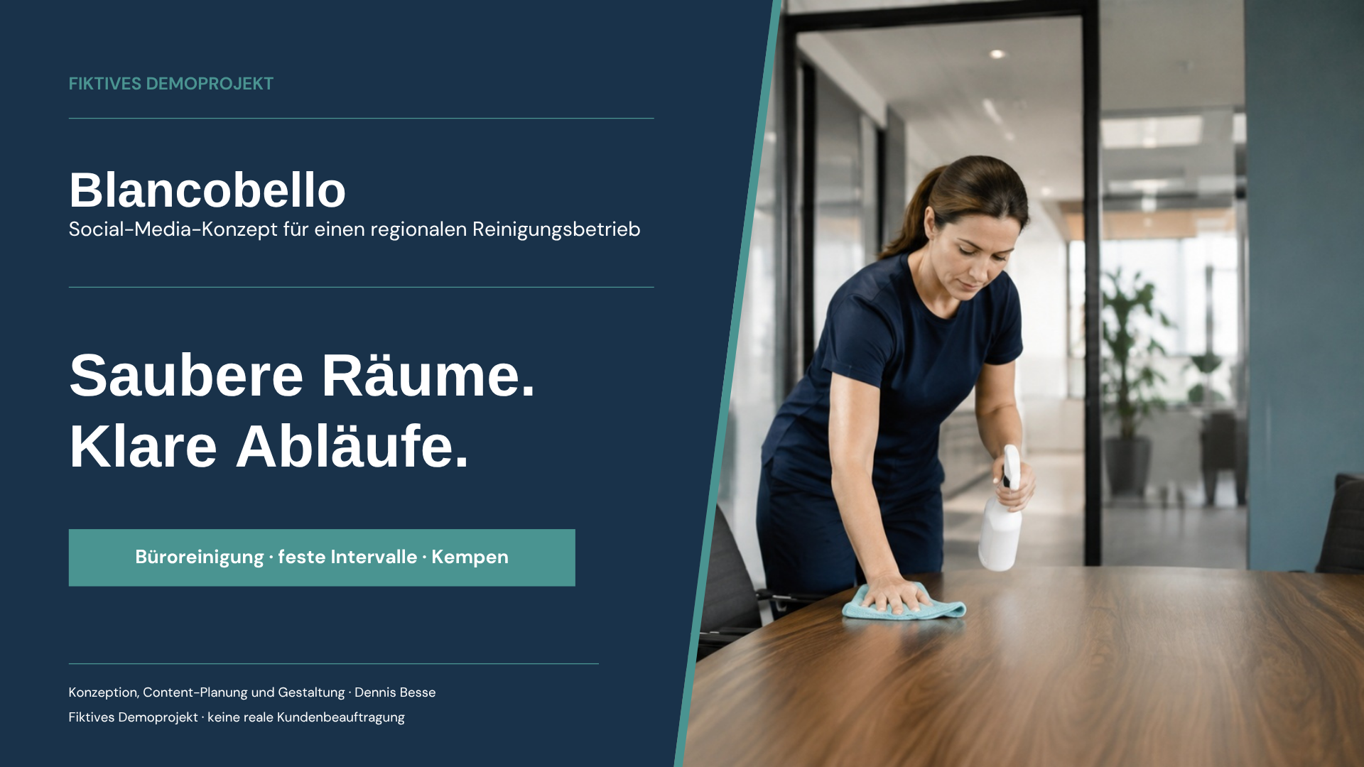 Blancobello – Titelseite der Konzeptstudie